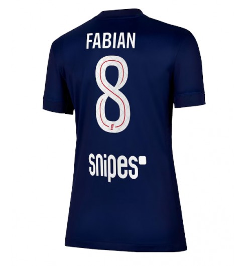 Paris Saint-Germain Fabian Ruiz #8 Hjemmedrakt Dame 2025-26 Korte ermer Paris Saint-Germain Fabian Ruiz #8 Hjemmedrakt Dame 2025-26 Korte ermer